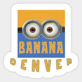 MINION BANANA USA DENVER Sticker